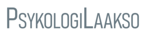 Psykologilaakso logo siniharmaa